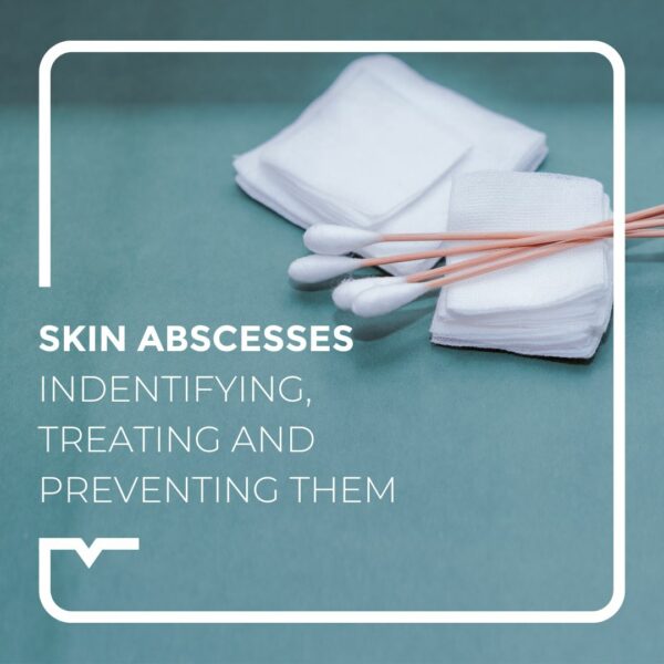 dressing material to treat abcesses