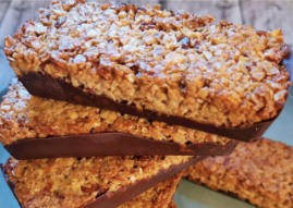 Barres de céréales avoine chocolat