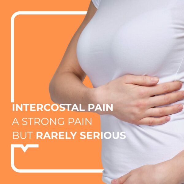 woman with intercostal pain