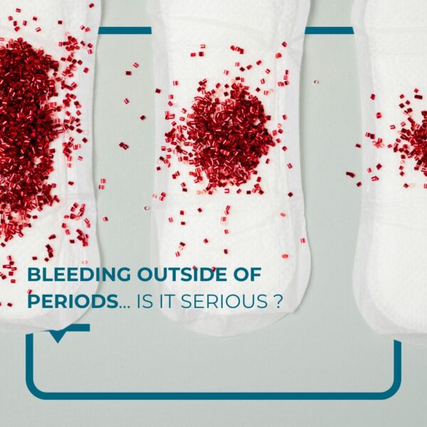 Sanitary towels with blood