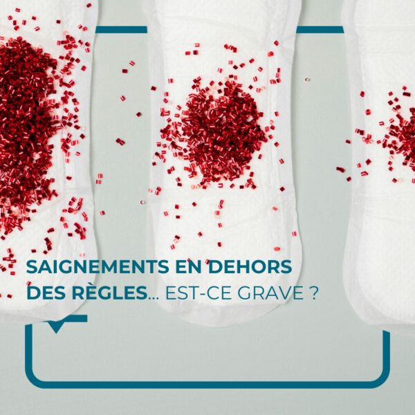 serviettes hygiéniques avec du sang