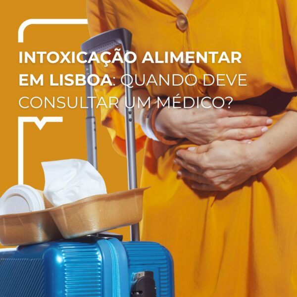 Turista com dores de barriga